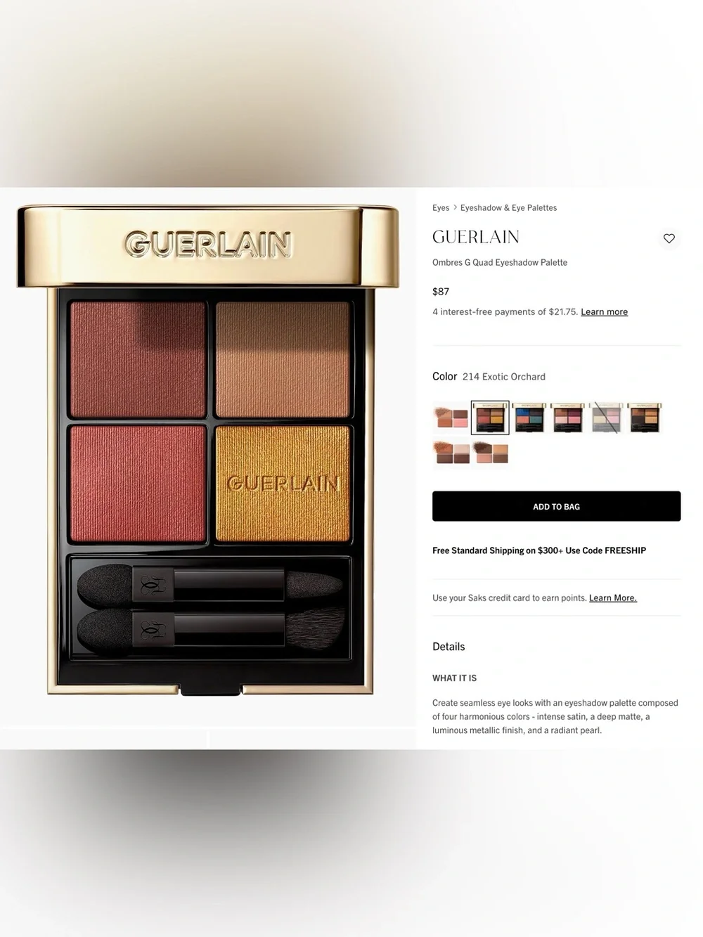 GUERLAIN luxurious ombres